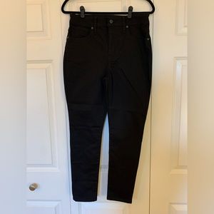 NWT Madewell size 29P curvy high rise skinny jeans in black
